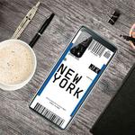 For Xiaomi Mi 10T 5G / 10T Pro 5G Boarding Pass Series TPU Phone Protective Case(New York)