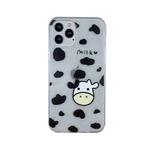 For iPhone 12 mini Leopard Cow High Transparent TPU Protective Case