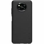 For Xiaomi Poco X3 NFC NILLKIN Frosted Concave-convex Texture PC Protective Case(Black)
