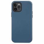 For iPhone 12 mini Shockproof Genuine Leather Magsafe Case (Indigo Blue)