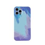 For iPhone 11 Liquid Silicone Gradient Color Protective Case (Blue)