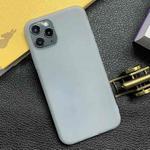 For iPhone 12 / 12 Pro Shockproof Frosted TPU Transparent Protective Case(Grey)