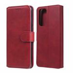 For Xiaomi Mi 10T Pro Classic Calf Texture PU + TPU Horizontal Flip Leather Case, with Holder & Card Slots & Wallet(Red)