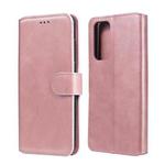 For Xiaomi Mi 10T Pro Classic Calf Texture PU + TPU Horizontal Flip Leather Case, with Holder & Card Slots & Wallet(Rose Gold)