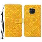 For Xiaomi Mi 10T Lite 5G Ethnic Style Embossed Pattern Horizontal Flip Leather Case with Holder & Card Slots & Wallet & Lanyard(Yellow)