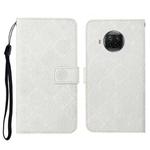 For Xiaomi Mi 10T Lite 5G Ethnic Style Embossed Pattern Horizontal Flip Leather Case with Holder & Card Slots & Wallet & Lanyard(White)