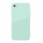 Straight Edge Solid Color TPU Shockproof Case For iPhone 6 Plus(Light Cyan)
