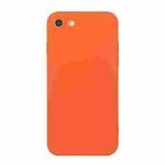 Straight Edge Solid Color TPU Shockproof Case For iPhone 6 Plus(Orange)