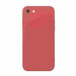 Straight Edge Solid Color TPU Shockproof Case For iPhone 6 Plus(Hawthorn Red)
