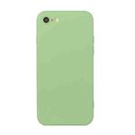 For iPhone SE 2022 / SE 2020 / 8 / 7 Straight Edge Solid Color TPU Shockproof Case(Matcha Green)