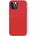 For iPhone 12 Pro Max NILLKIN Flex Pure Series Solid Color Liquid Silicone Dropproof Protective Case(Red)
