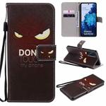 For Samsung Galaxy S20 FE Painting Horizontal Flip Leather Case with Holder & Card Slot & Lanyard(Eye)