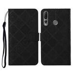 For Huawei P Smart Z / Y9 Prime 2019 Ethnic Style Embossed Pattern Horizontal Flip Leather Case with Holder & Card Slots & Wallet & Lanyard(Black)