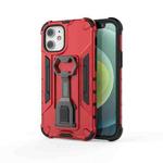 For iPhone 12 mini Peacock Style PC + TPU Protective Case with Bottle Opener (Red)