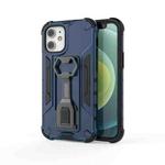 For iPhone 12 mini Peacock Style PC + TPU Protective Case with Bottle Opener (Dark Blue)