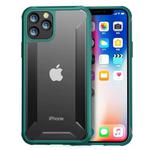 For iPhone 11 Pro PC + TPU Shockproof Protective Case(Green)