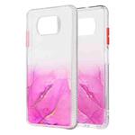 For Xiaomi Poco X3 NFC Marble Texture TPU + PC Protective Case(Pink)