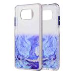 For Xiaomi Poco X3 NFC Marble Texture TPU + PC Protective Case(Purple)