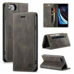 AutSpace A01 Retro Skin-feel Crazy Horse Texture Horizontal Flip Leather Case with Holder & Card Slots & Wallet & RFID For iPhone 6(Coffee)
