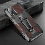 For vivo Y20 Machine Armor Warrior Shockproof PC + TPU Protective Case(Coffee)