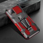 For Samsung Galaxy A42 5G Machine Armor Warrior Shockproof PC + TPU Protective Case(Red)
