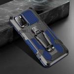 For Xiaomi Redmi Note 9 Machine Armor Warrior Shockproof PC + TPU Protective Case(Royal Blue)