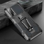 For Huawei P smart 2021 / Y7a Machine Armor Warrior Shockproof PC + TPU Protective Case(Space Gray)