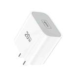 TOTUDESIGN CACQ-010 Glory Series 20W Type-C / USB-C Fast Charging Travel Charger Power Adapter, CN Plug(White)