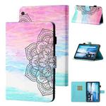 For Lenovo Tab M10 X605F / X505F Coloured Drawing Stitching Horizontal Flip Leather Case with Holder & Card Slot(Colorful Mandala)