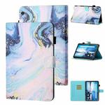 For Lenovo Tab M10 X605F / X505F Coloured Drawing Stitching Horizontal Flip Leather Case with Holder & Card Slot(Quicksand)