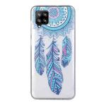 For Samsung Galaxy A12 Coloured Drawing Pattern Transparent TPU Protective Case(Windmill)