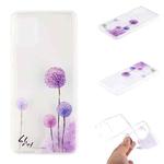 For Huawei P smart 2021 Coloured Drawing Pattern Transparent TPU Protective Case(Dandelion)