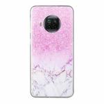 For Xiaomi Mi 10T Lite Coloured Drawing Pattern Transparent TPU Protective Case(Marble)