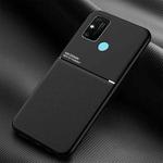 For Huawei Honor Play 9A Classic Tilt Strip Grain Magnetic Shockproof PC + TPU Case(Black)