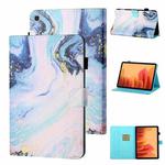 For Samsung Galaxy Tab A7 10.4 (2020) T500/T505 Coloured Drawing Stitching Horizontal Flip Leather Case with Holder & Card Slot & Sleep / Wake-up Function(Quicksand)
