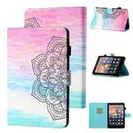 For Amazon Kindle Paperwhite 4 / 3 / 2 / 1 Coloured Drawing Stitching Horizontal Flip Leather Case with Holder & Card Slot & Sleep / Wake-up Function(Colorful Mandala)