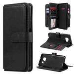 For Xiaomi Poco X3 NFC Multifunctional Magnetic Copper Buckle Horizontal Flip Leather Case with Bracket & 10 Card Slots & Wallet & Photo Frame(Black)