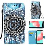 For Samsung Galaxy A32 5G 3D Painting Horizontal Flip Leather Case with Holder & Card Slot & Lanyard(Mandala)