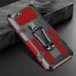 For Xiaomi Redmi 6A Armor Warrior Shockproof PC + TPU Protective Case(Red)