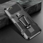 For Xiaomi Redmi 6A Armor Warrior Shockproof PC + TPU Protective Case(Black)