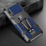 For Xiaomi Redmi 9A Armor Warrior Shockproof PC + TPU Protective Case(Blue)
