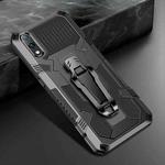 For Xiaomi Redmi 9A Armor Warrior Shockproof PC + TPU Protective Case(Black)