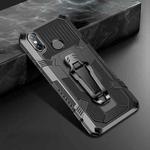For Xiaomi Redmi Note 6 Armor Warrior Shockproof PC + TPU Protective Case(Black)