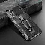 For Motorola One Fusion Armor Warrior Shockproof PC + TPU Protective Case(Black)