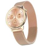 F80 1.3 inch TFT Color Screen IP68 Waterproof Women Smart Watch, Support Body Temperature Monitor / Blood Pressure Monitor / Menstrual Cycle Reminder(Gold)