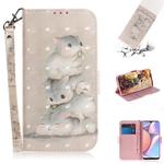 For Galaxy A10s 3D Colored Drawing Horizontal Flip Leather Case with Holder & Card Slot & Wallet & Lanyard(Squirrels)