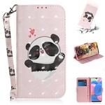 For Galaxy A50s 3D Colored Drawing Horizontal Flip Leather Case with Holder & Card Slot & Wallet & Lanyard(Love Bear)