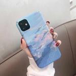 For iPhone 11 Water Sticker Shockproof Hard Protective Case (Shoal of Fish)