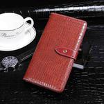 For Fujitsu Arrows RX idewei Crocodile Texture Horizontal Flip Leather Case with Holder & Card Slots & Wallet(Red)