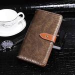 For Meizu M10 idewei Crocodile Texture Horizontal Flip Leather Case with Holder & Card Slots & Wallet(Ebony Gold)